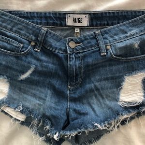 Paige denim shorts size 27 jean